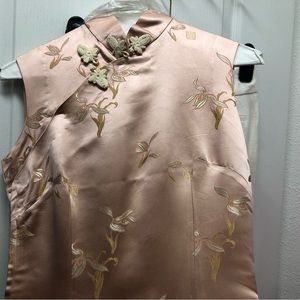 Hand made genuine Vintage 1970s Cheongsam